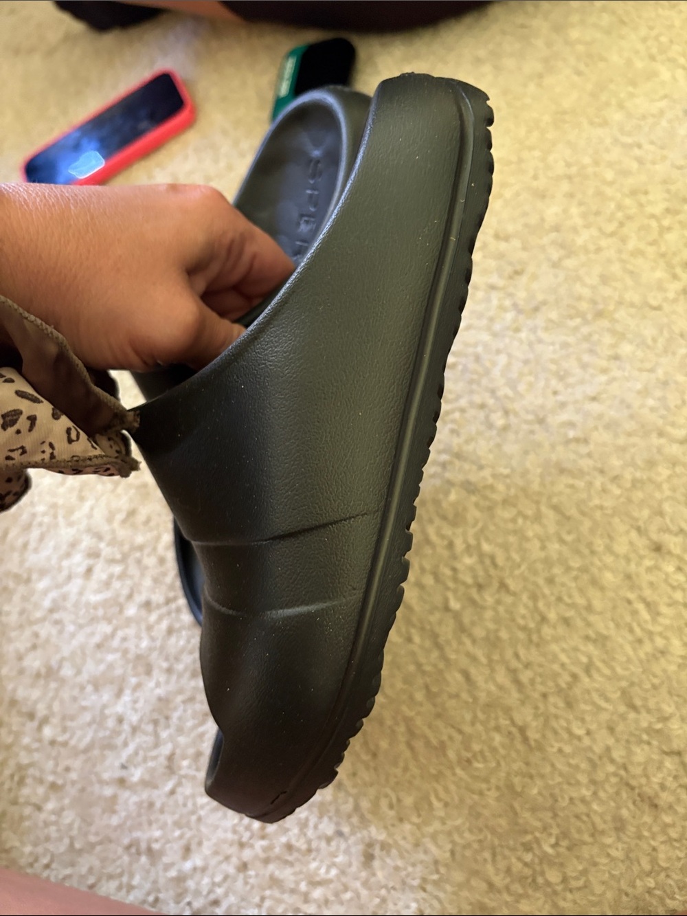 Sperry womens Black Slip-On Slide Sandals - Picture 3 of 10